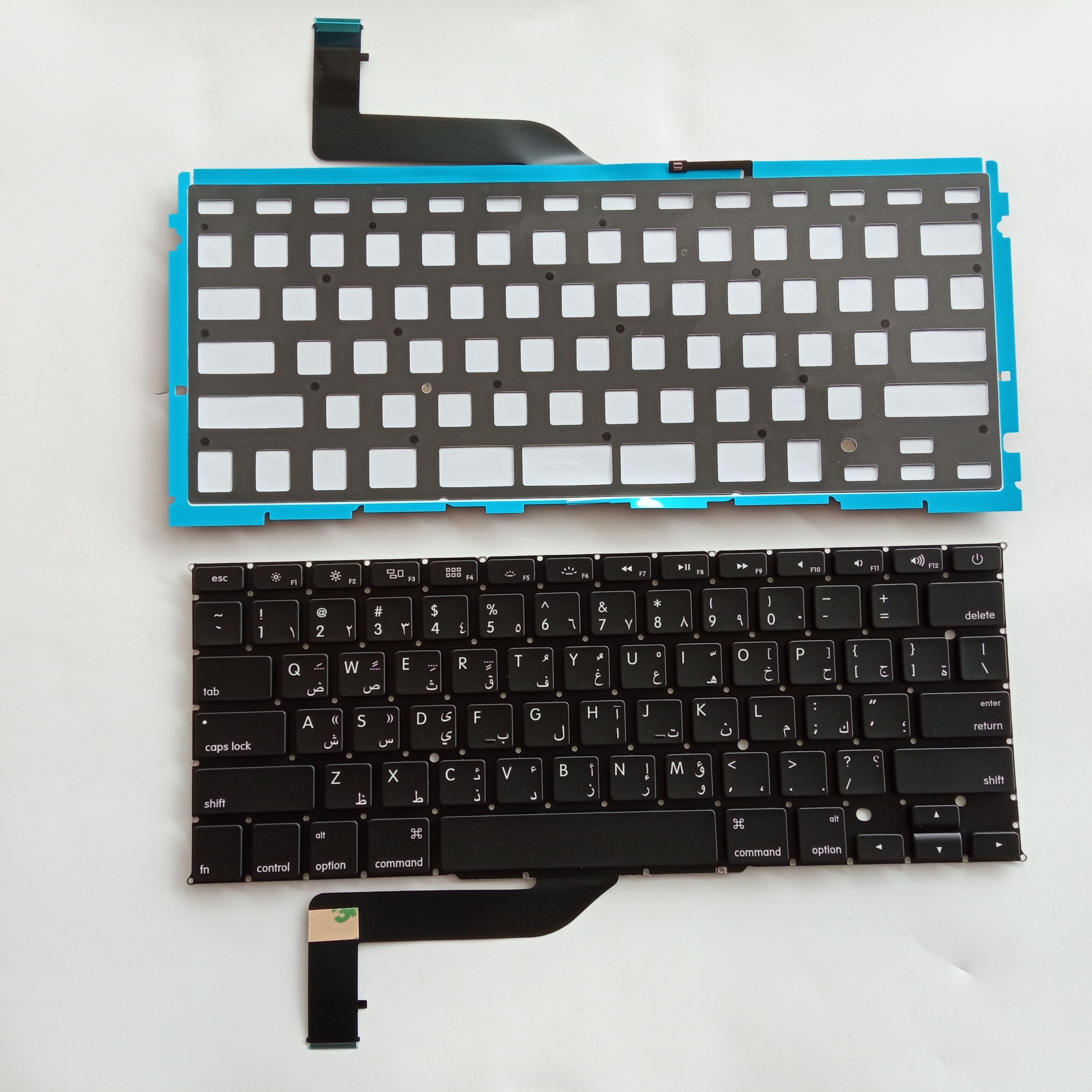 Picture of New Replacement Laptop Keyboard For APPLE A1398 small carriage return BLACK Backlit AR Layout